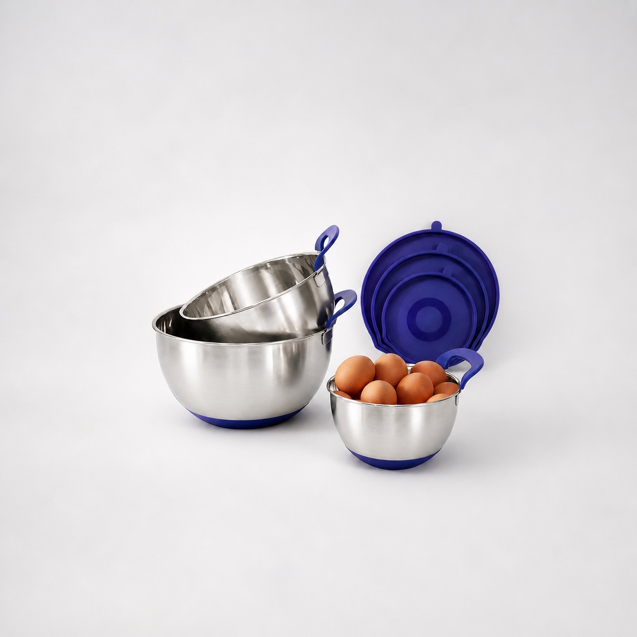 3-PIECE POUR-SPOUT MIXING BOWL SET