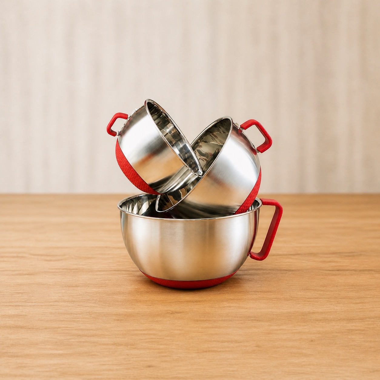 3-PIECE MIX, DRAIN & STORE BOWL SET