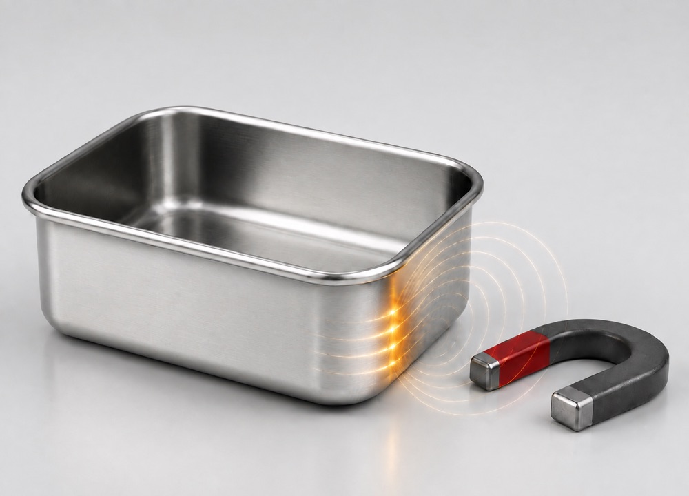 Why Can 304 Stainless Steel Become Magnetic After Deep Drawing?